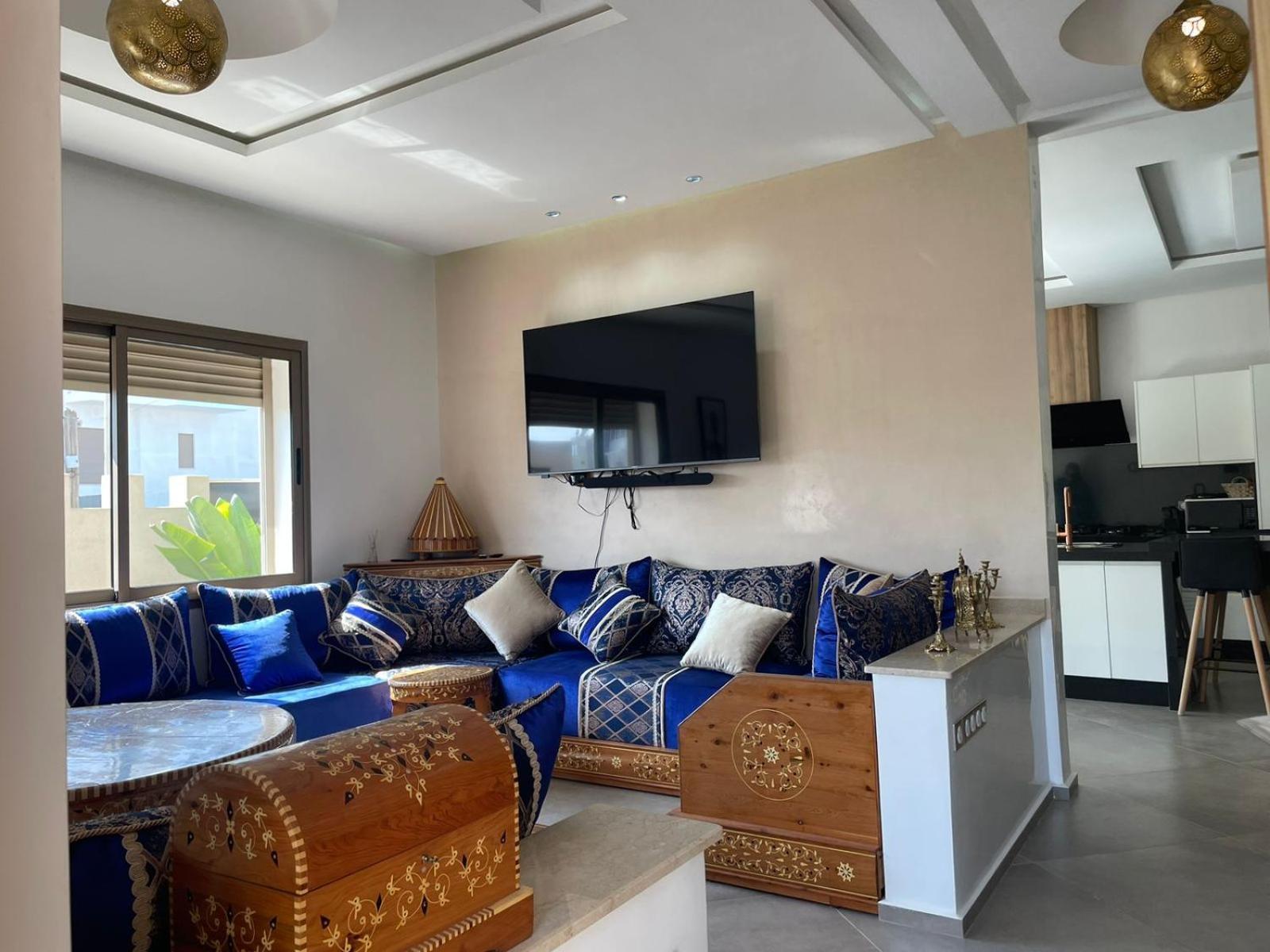 Villa Moderne A 5 Min De La Plage Avec Jardin Et 3 Salons 索维拉 外观 照片