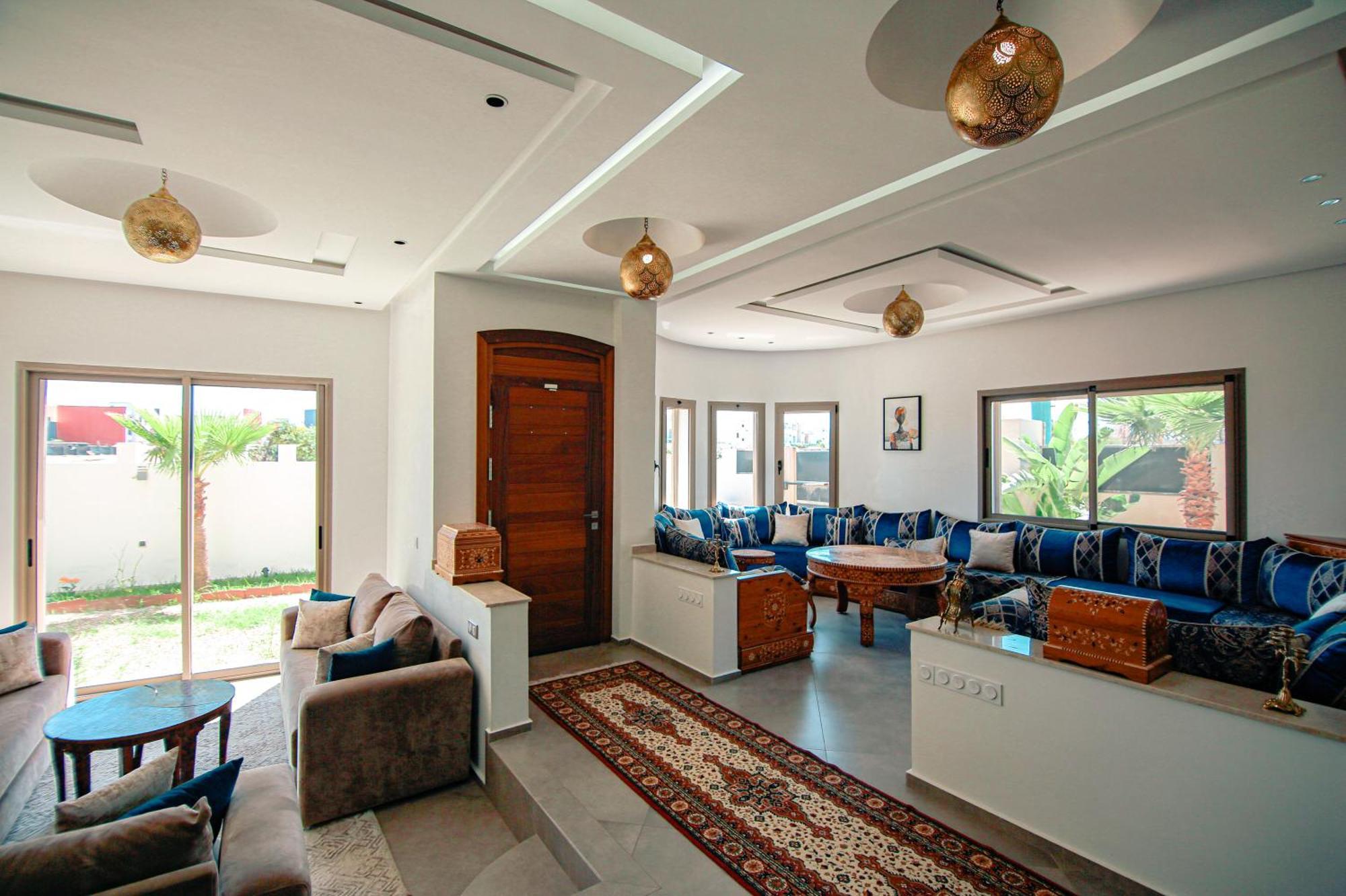 Villa Moderne A 5 Min De La Plage Avec Jardin Et 3 Salons 索维拉 外观 照片
