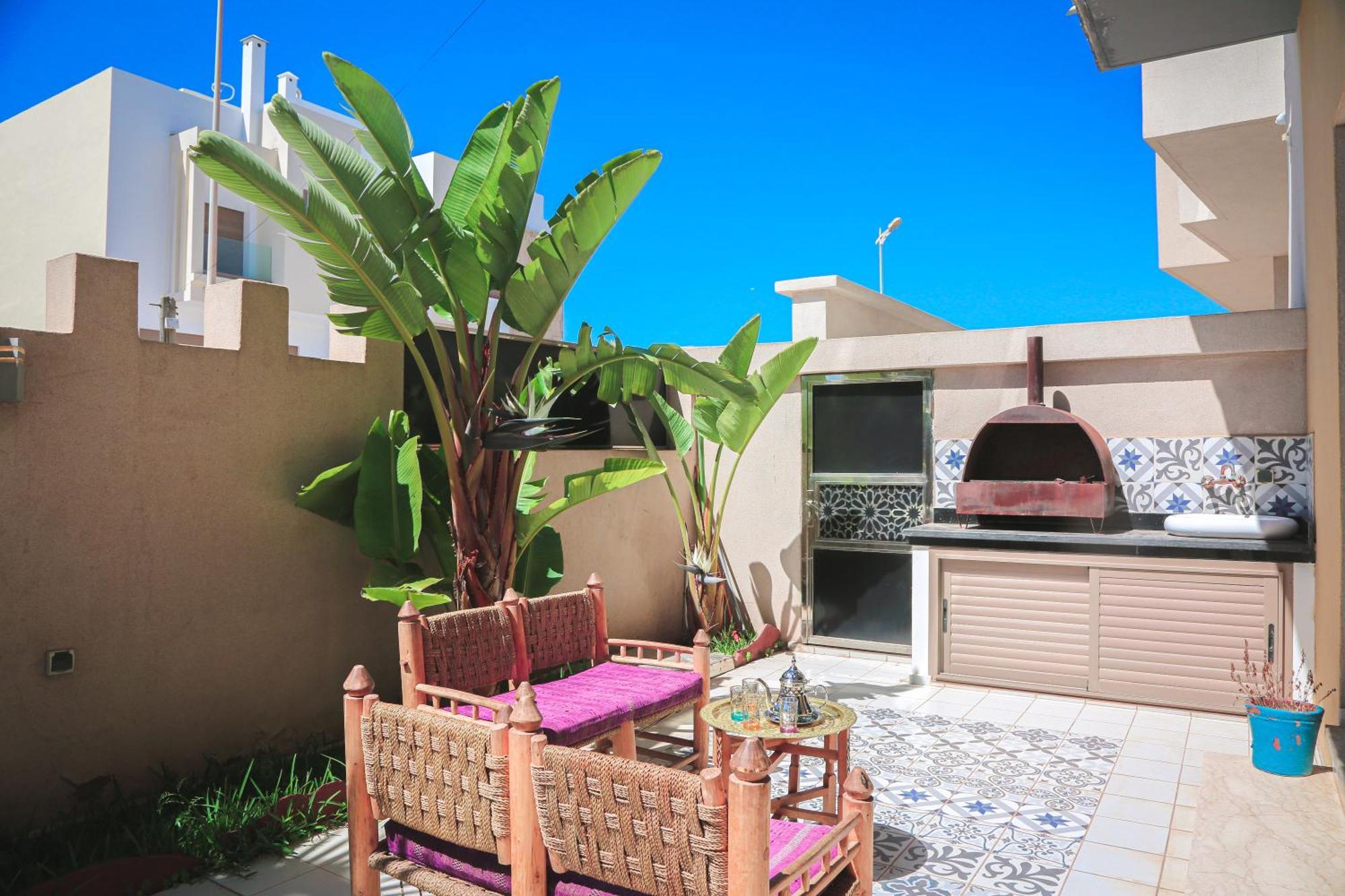 Villa Moderne A 5 Min De La Plage Avec Jardin Et 3 Salons 索维拉 外观 照片